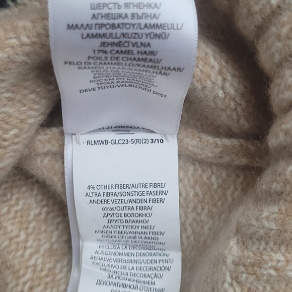 Polo by Ralph Lauren Tan Sweater with Bear Design - Picture 9 of 11